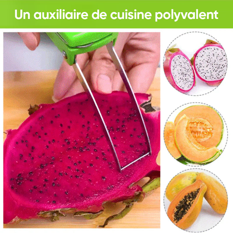 Clip pastèque en acier inoxydable