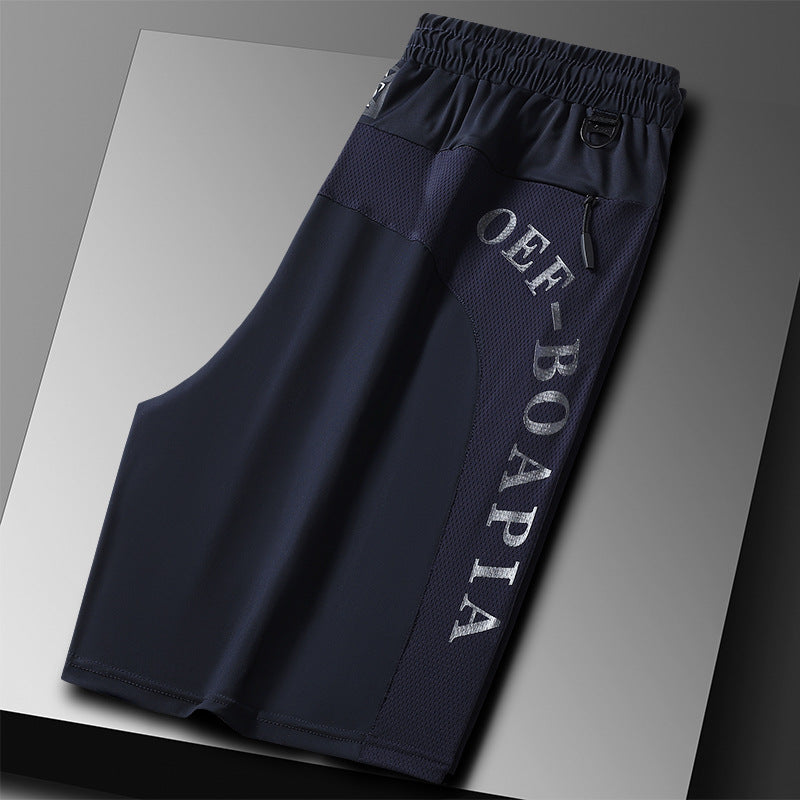 Short homme en soie glacée