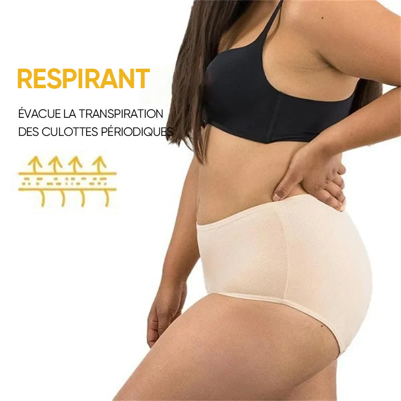 Culotte anti-fuite triple épaisseur pour femme