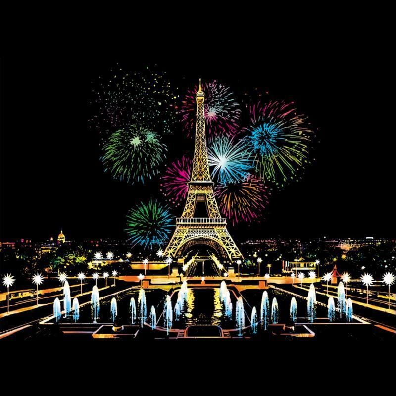 Splendide art à gratter magique
