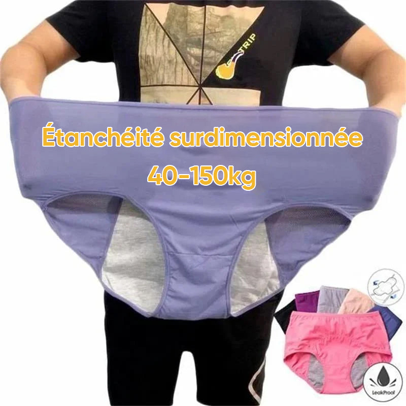 Culotte anti-fuite triple épaisseur pour femme