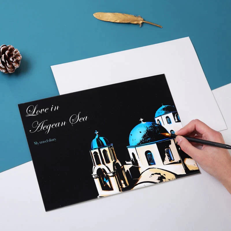 Splendide art à gratter magique