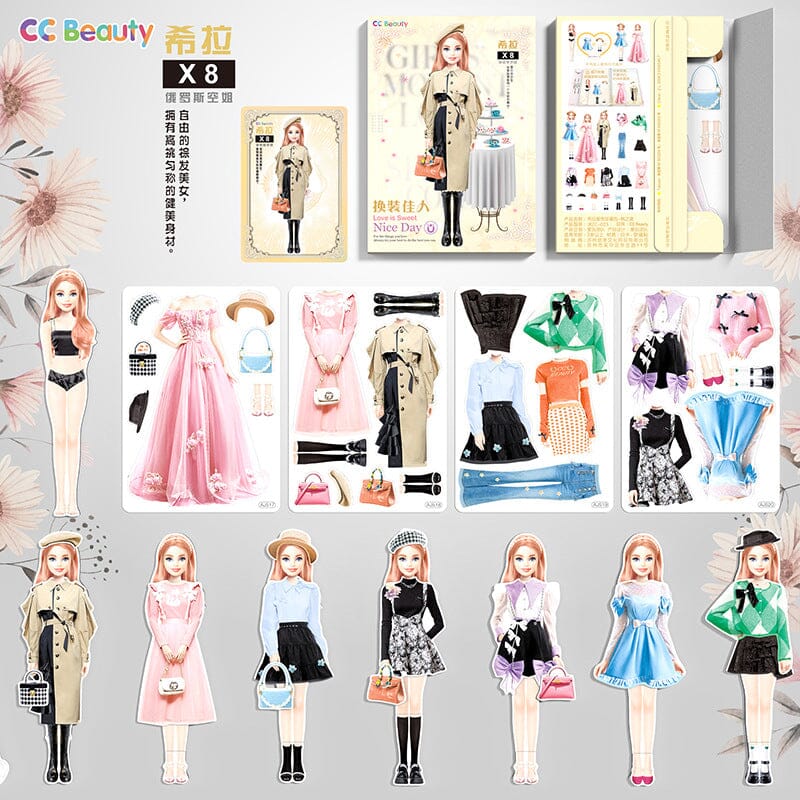👗Jeu d'habillage magnétique pour bébés👸