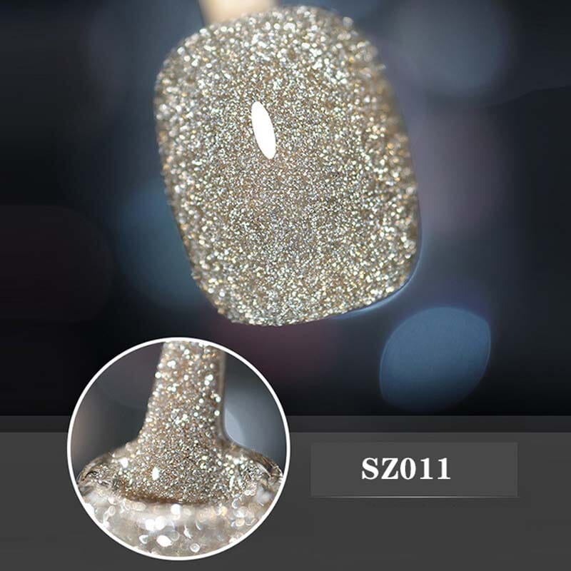Vernis à ongles à paillettes et à diamants