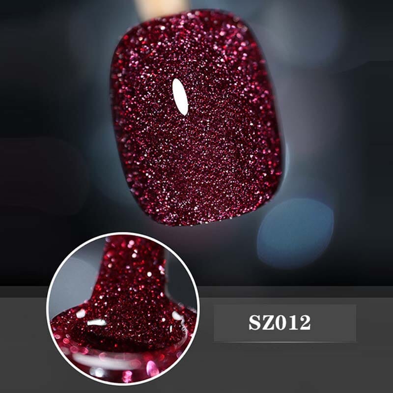 Vernis à ongles à paillettes et à diamants