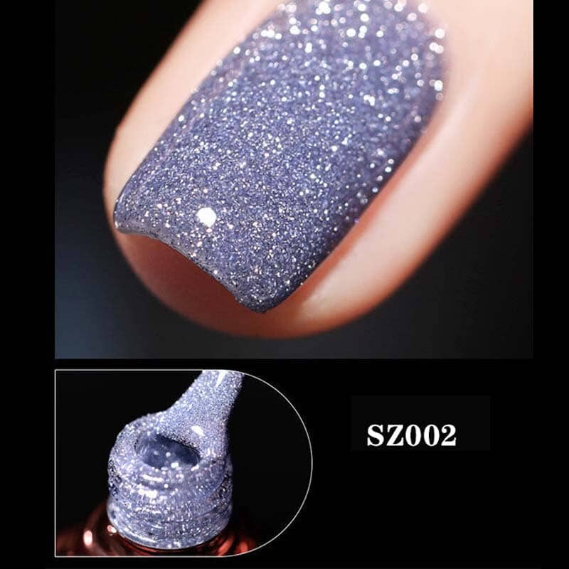 Vernis à ongles à paillettes et à diamants