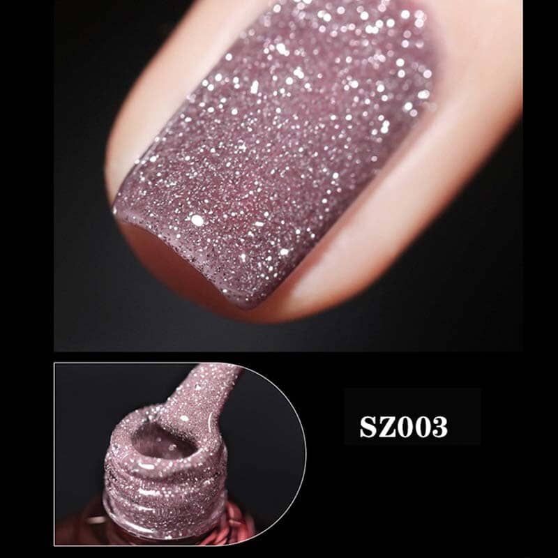 Vernis à ongles à paillettes et à diamants