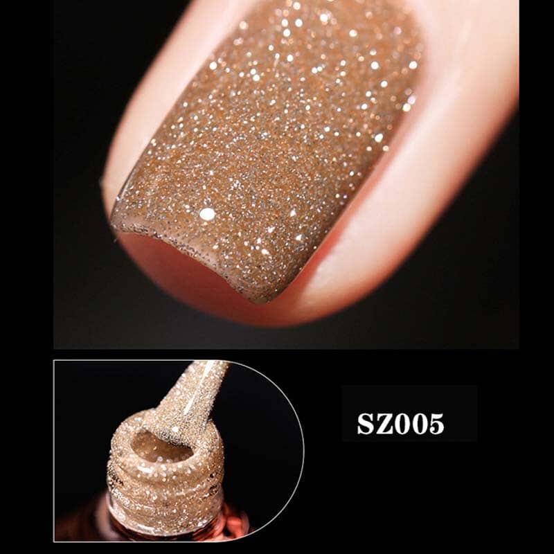 Vernis à ongles à paillettes et à diamants
