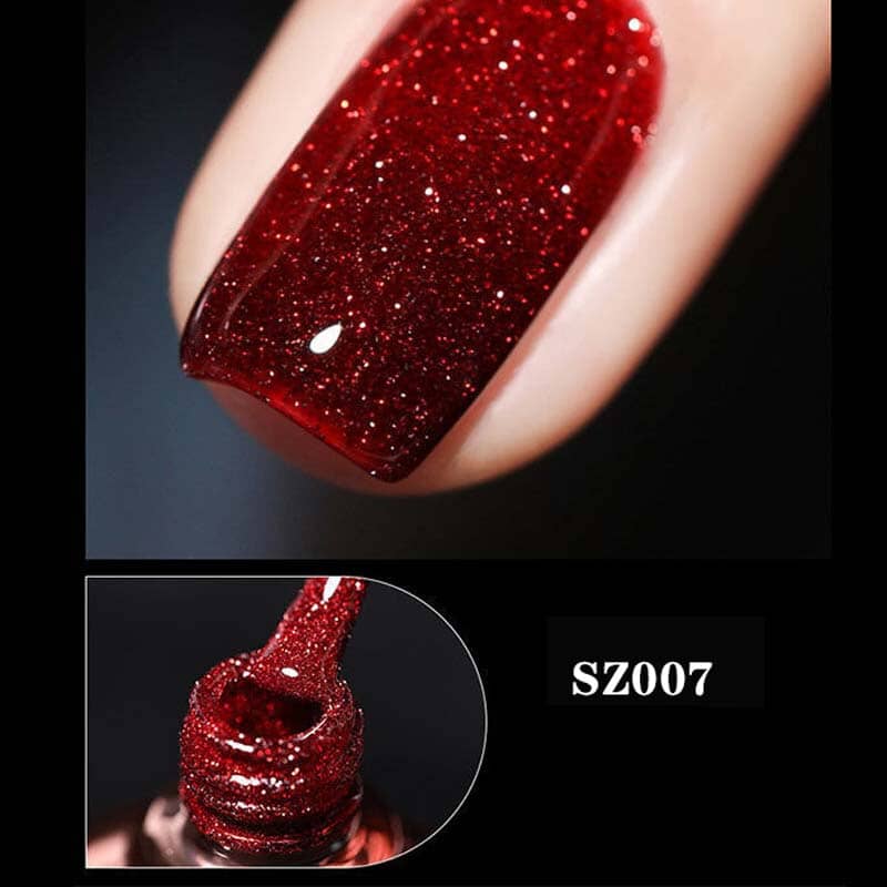 Vernis à ongles à paillettes et à diamants