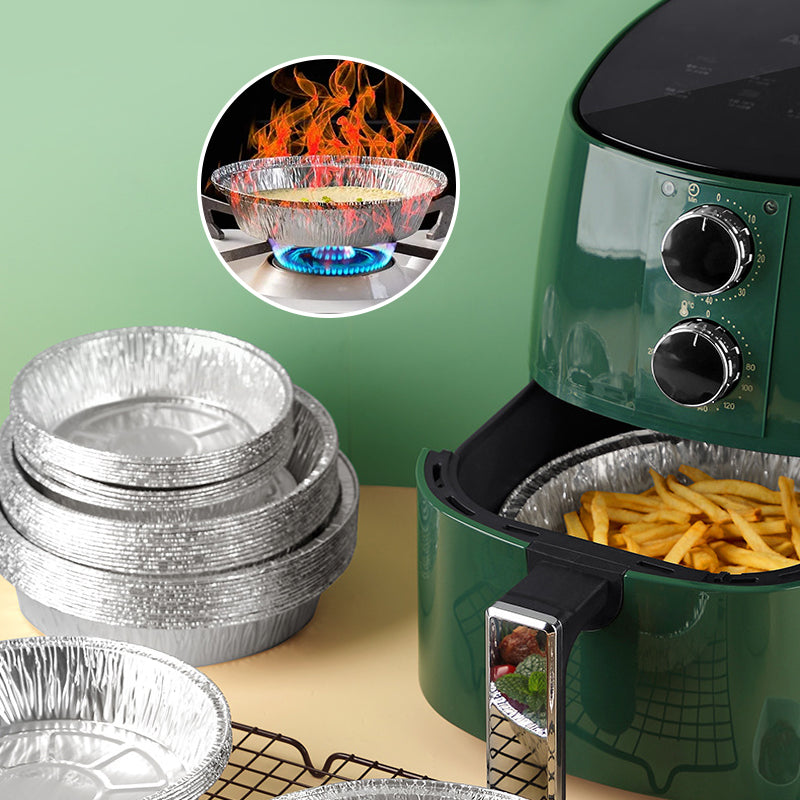 Doublures de Friteuse à Air Réutilisables en Papier d'Aluminium