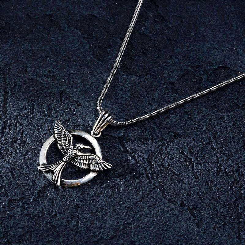 Collier Phoenix Cercle Pour Homme