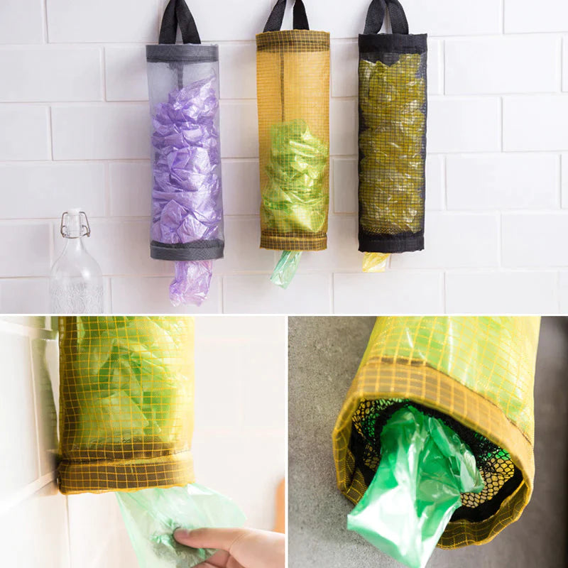 Sac de rangement suspendu en filet