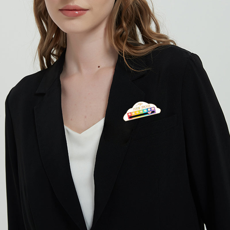 Broche nuage changeant d'humeur