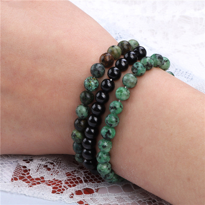 Bracelet combiné en agate naturelle