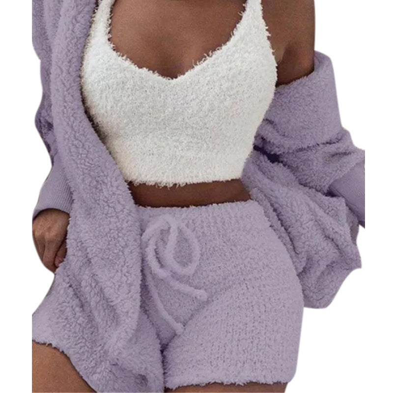 Ensemble en tricot douillet (3 pièces)