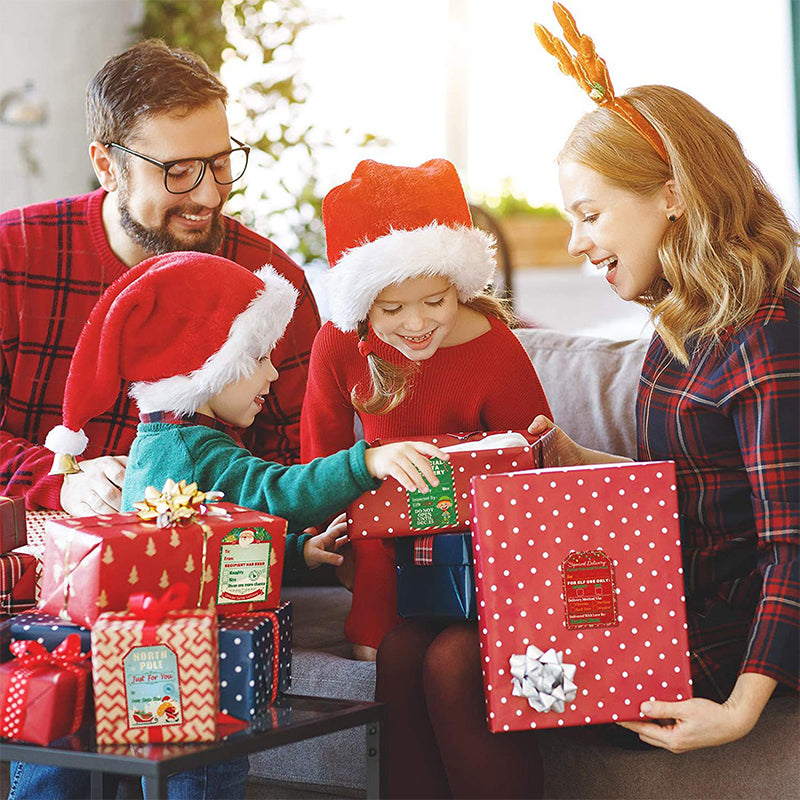 Rouleau d'autocollants Père Noël
