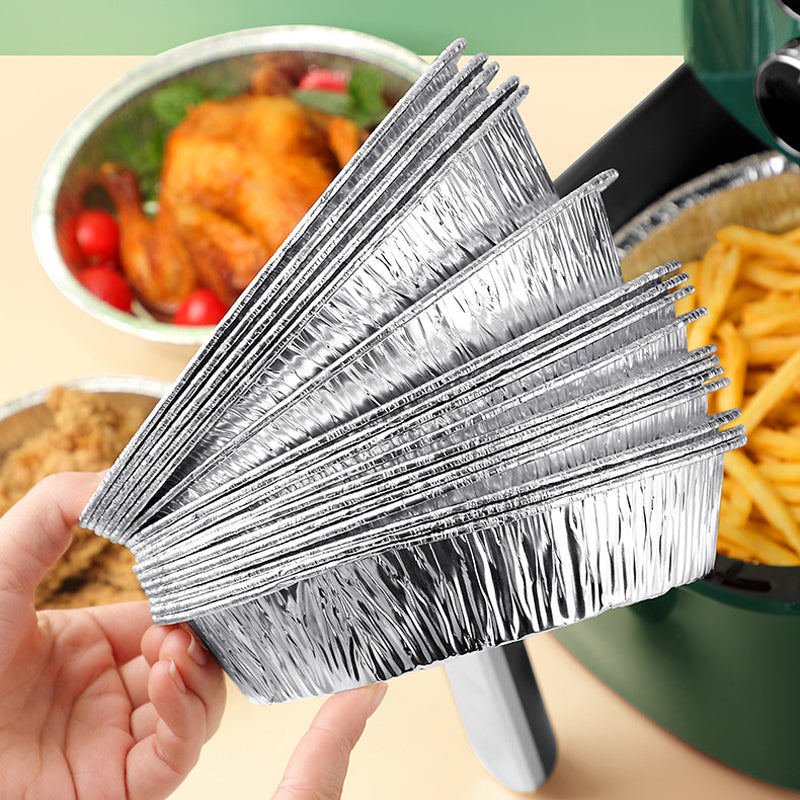 Doublures de Friteuse à Air Réutilisables en Papier d'Aluminium