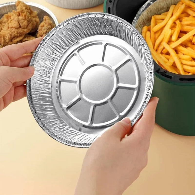 Doublures de Friteuse à Air Réutilisables en Papier d'Aluminium