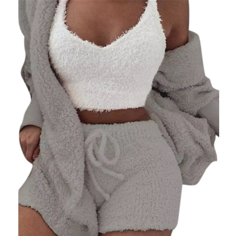 Ensemble en tricot douillet (3 pièces)