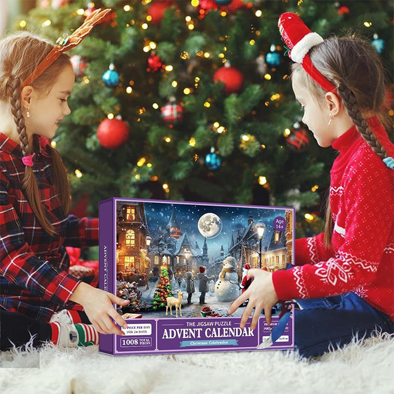 Boîte aveugle Jigsaw de Noël