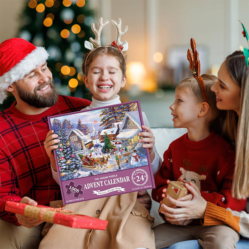 Boîte aveugle Jigsaw de Noël