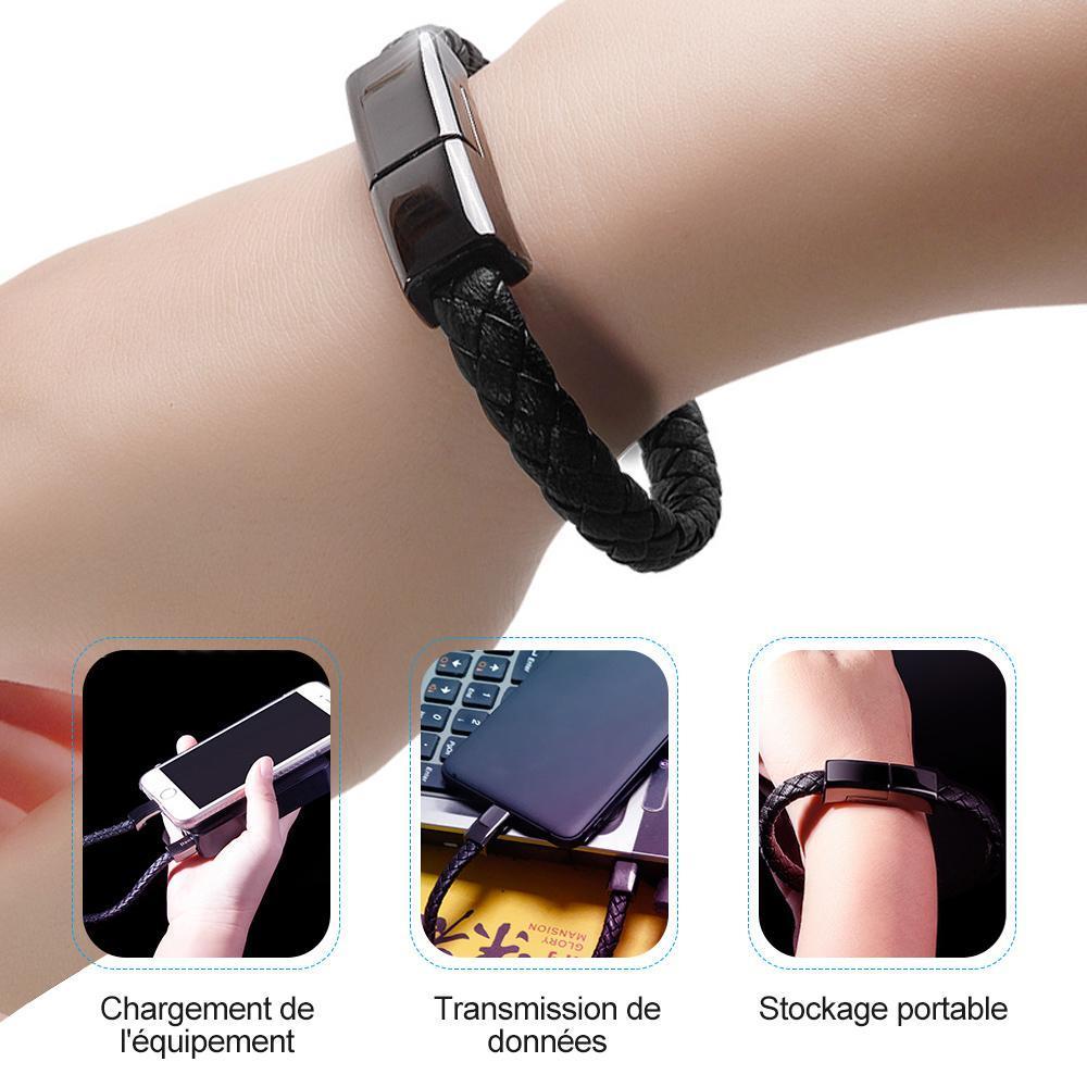 Bracelet avec Câble Charge Rapide