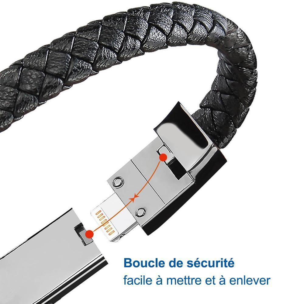 Bracelet avec Câble Charge Rapide