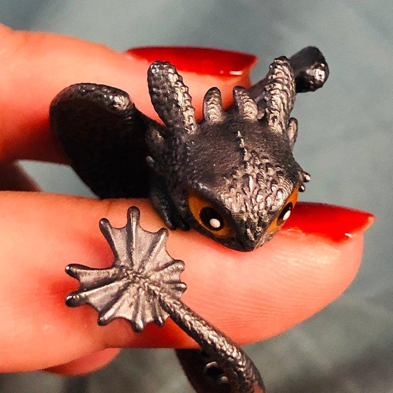 Bague Couple Dragon Réglable (ACHETER UNE GRATUITE)