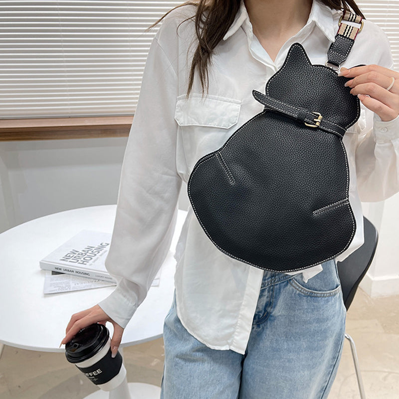Sac à bandoulière en forme de chat