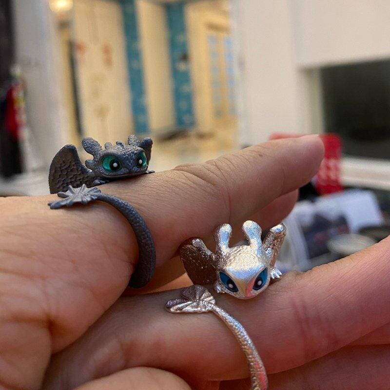 Bague Couple Dragon Réglable (ACHETER UNE GRATUITE)