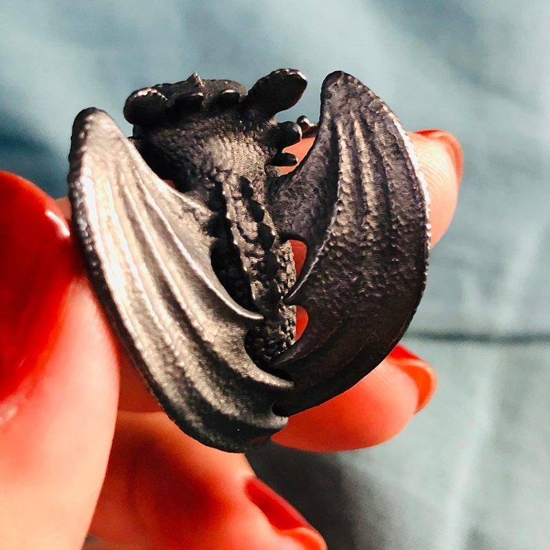 Bague Couple Dragon Réglable (ACHETER UNE GRATUITE)