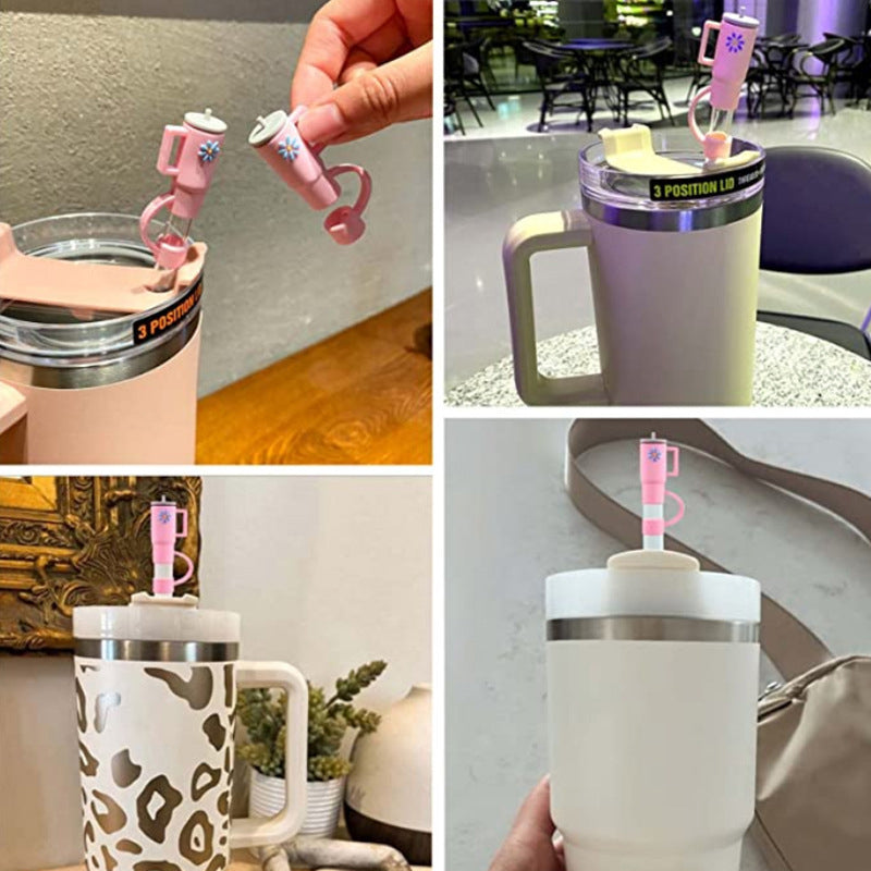 🥤Bouchon de paille en silicone