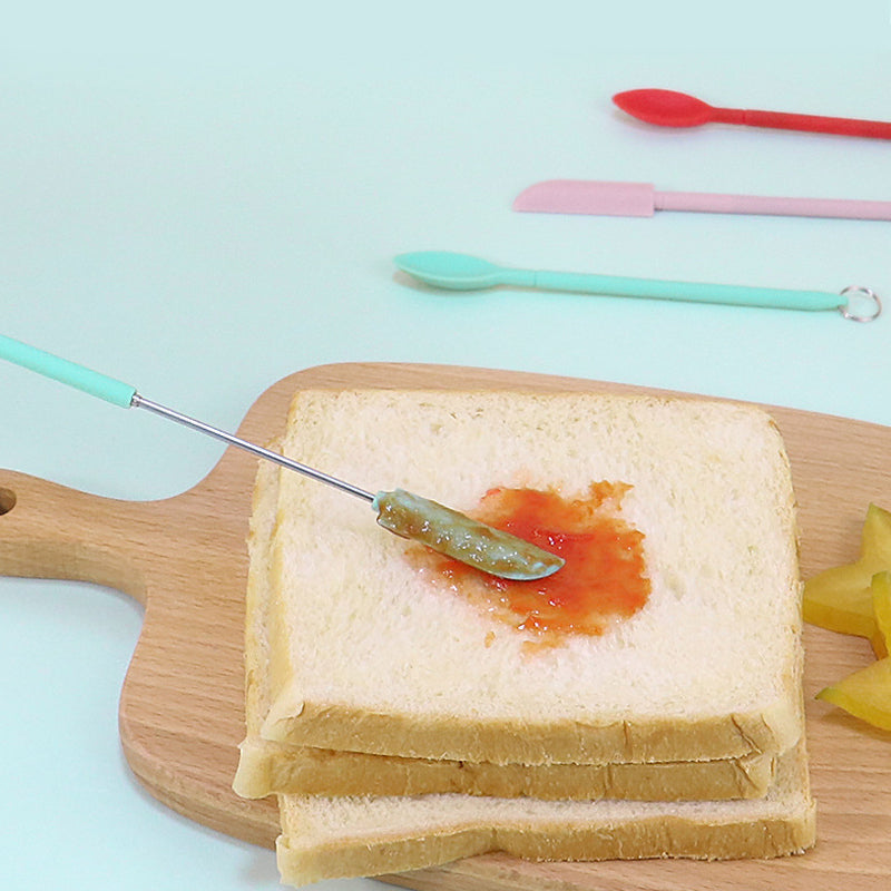 Mini spatule télescopique en silicone