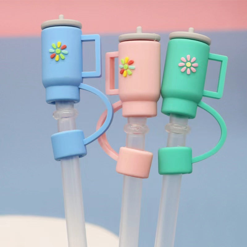 🥤Bouchon de paille en silicone
