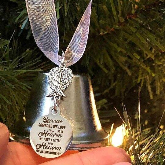 🎄Ornements de Noël Ailes D'ange Cloche-cadeau De Noël Commémoratif🎅