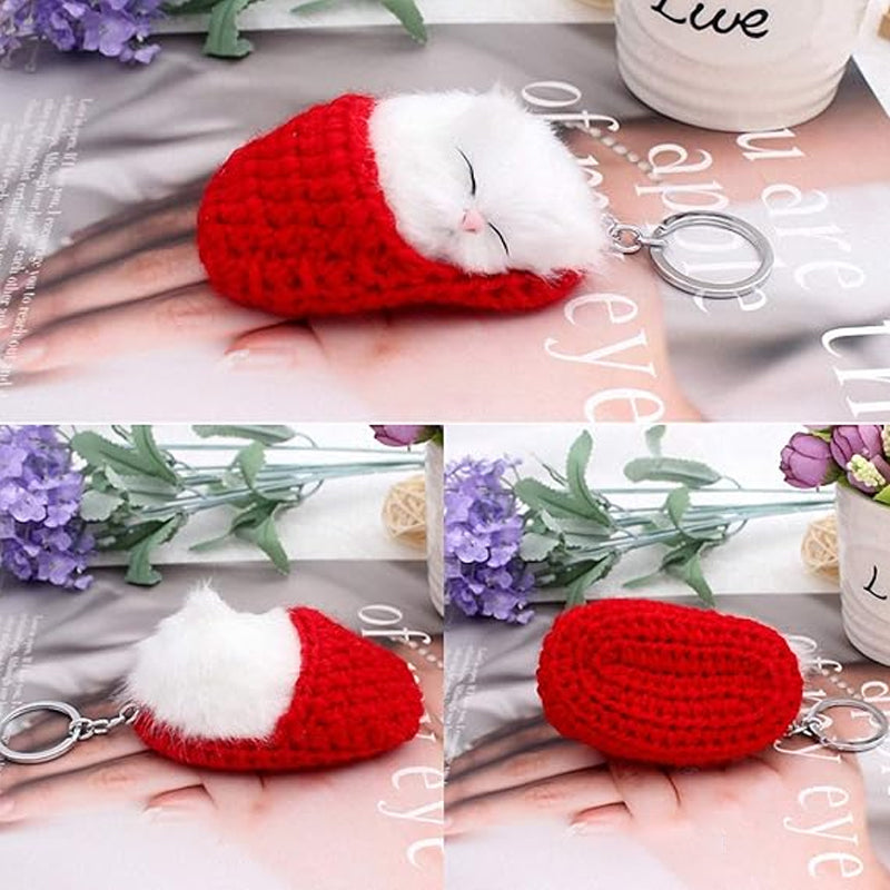 Porte-clés Chaton endormi mignon
