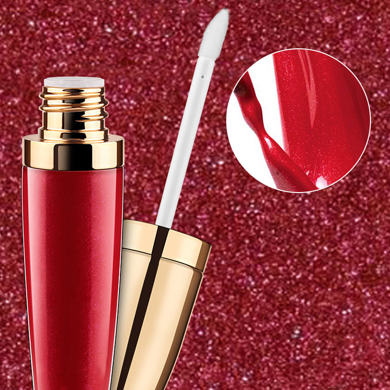 Rouge à lèvres longue durée brillant diamant 18 couleurs