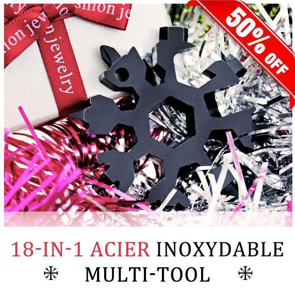 🔥🔥Saker® 18-in-1 Flocon de Neige Multi-outil Coffret Cadeau