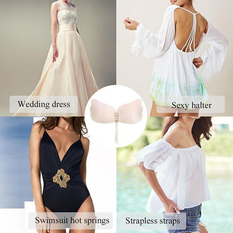 Soutien-Gorge Invisible Femmes Auto-Adhésif Sans Bretelles