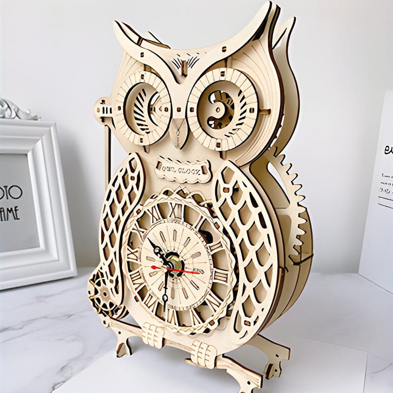Ensemble de puzzle de modèle mécanique en bois super