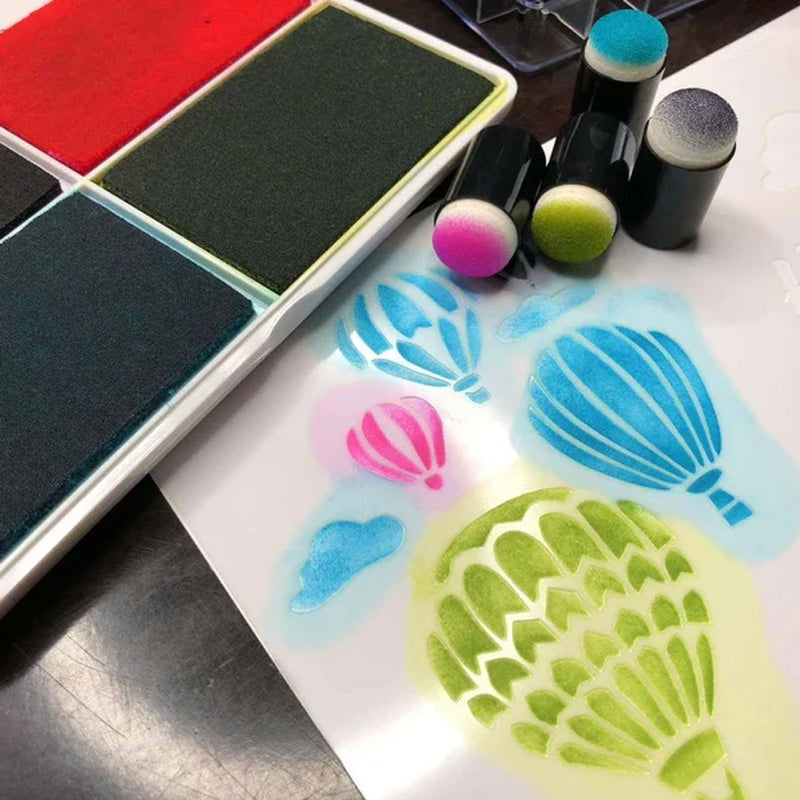 🧑🎨Couverture de doigt de tampon encreur bricolage créatif💖