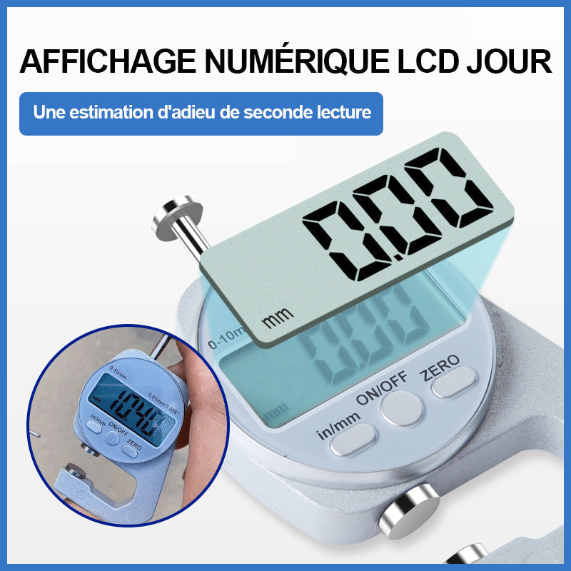 Jauge d'Epaisseur à Affichage Numérique