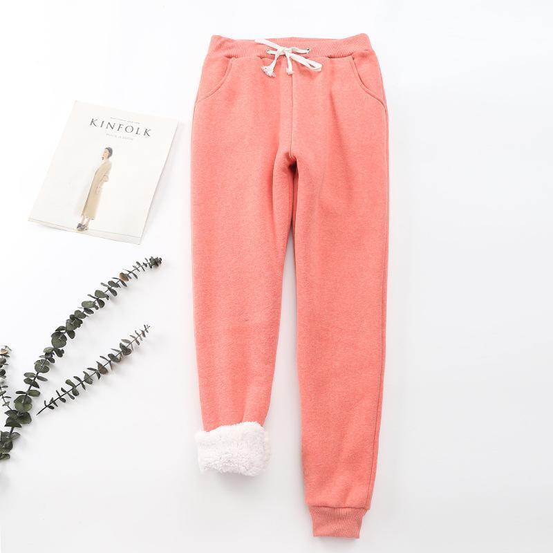 Pantalon de Survêtement Chaud en Cachemire D'hiver