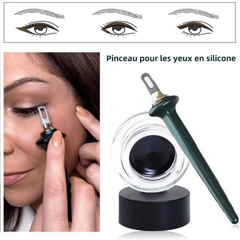 Eyeliner sans Fuite Facile Ă Utiliser (avec pinceau)