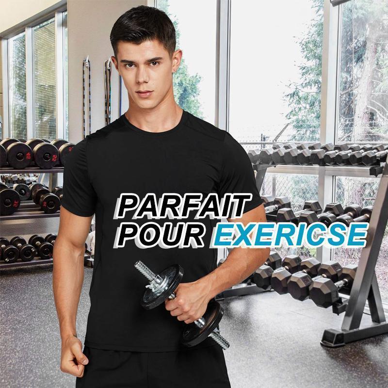 T-shirt À Séchage Rapide en Soie de Glace