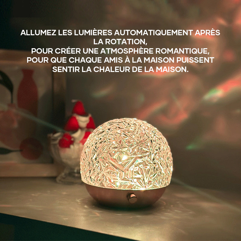 Lampe d'ambiance Ă projection dynamique de vagues d'eau