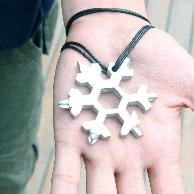 🔥🔥Saker® 18-in-1 Flocon de Neige Multi-outil Coffret Cadeau
