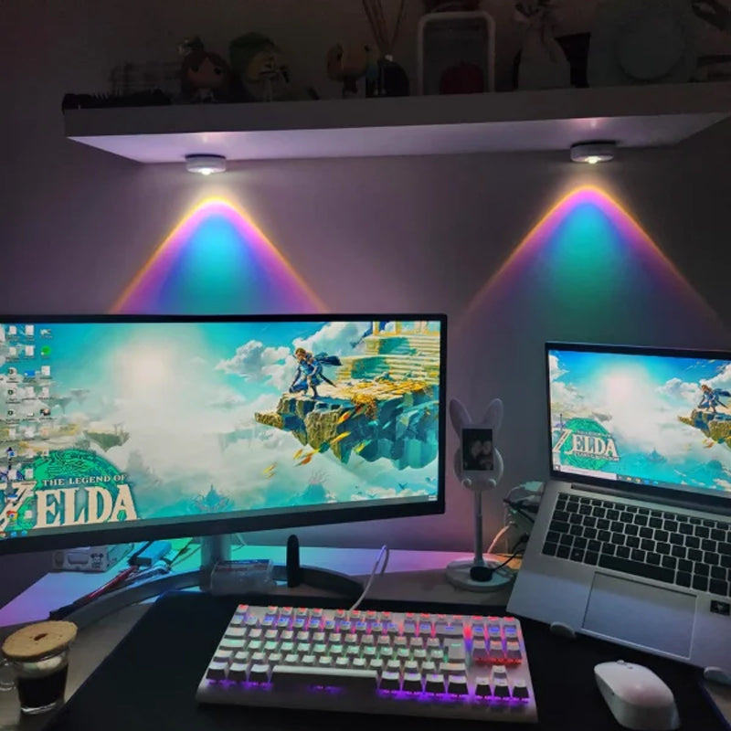 Projection du coucher de soleil Lampes d'armoire