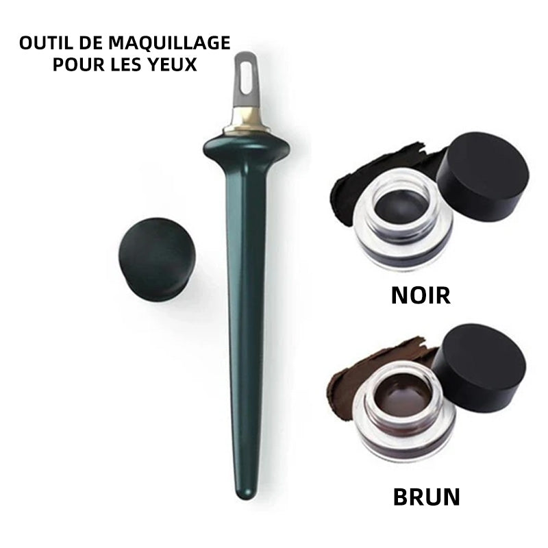 Eyeliner sans Fuite Facile Ă Utiliser (avec pinceau)