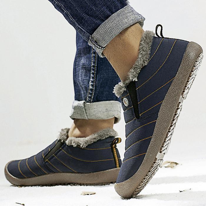 Chaussures à neige unisexes imperméables et chaudes